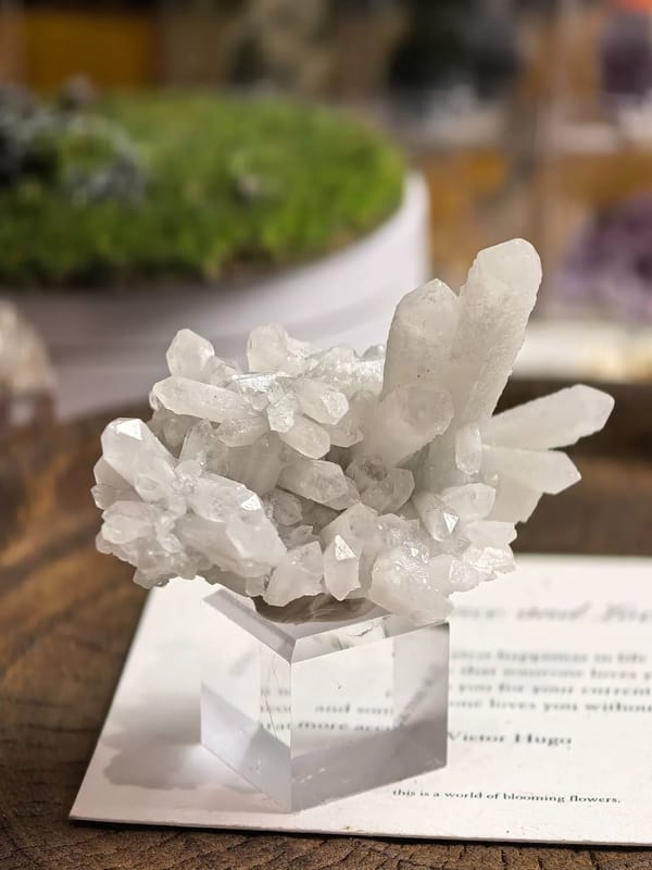 Frosted White Quartz Bowl Cluster — Inner Mongolia — individual mineral specimen view 1