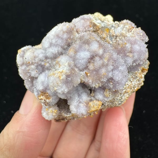 Purple Fuzzy Creedite 7.0 cm — alternate view