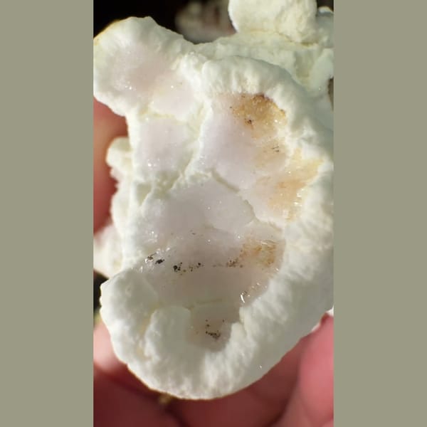 White and Pink Popcorn Gypsum Guizhou 5.0 cm — alternate view