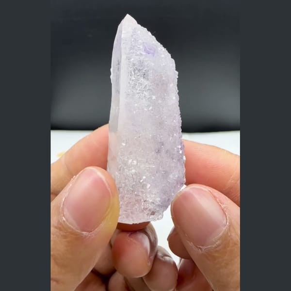 Quartz with Sugary Purple Fluorite Yaogangxian 5.2 cm — alternate view