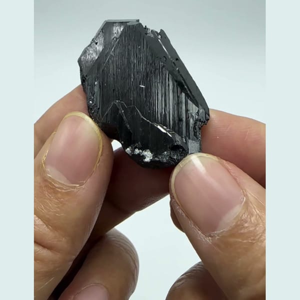 Lustrous Wolframite Crystal Yaogangxian 3.4 cm — alternate view