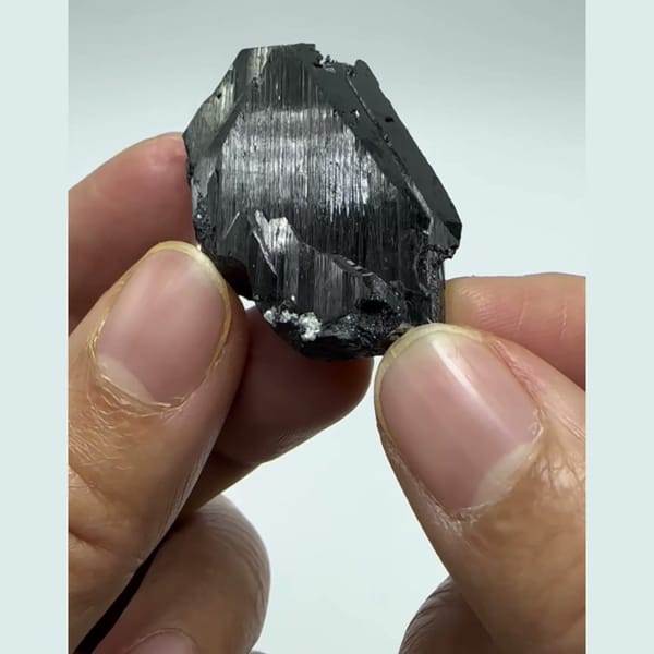 Lustrous Wolframite Crystal Yaogangxian 3.4 cm — alternate view