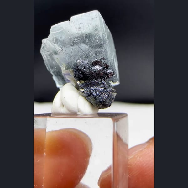 Fluorite with Arsenopyrite Yaogangxian 1.4 cm — alternate view