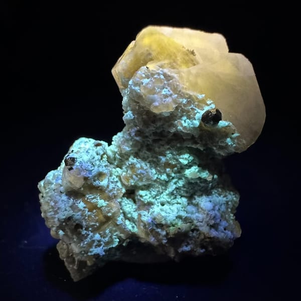 Apatite with Pyrite Yaogangxian 2.6 cm — alternate view