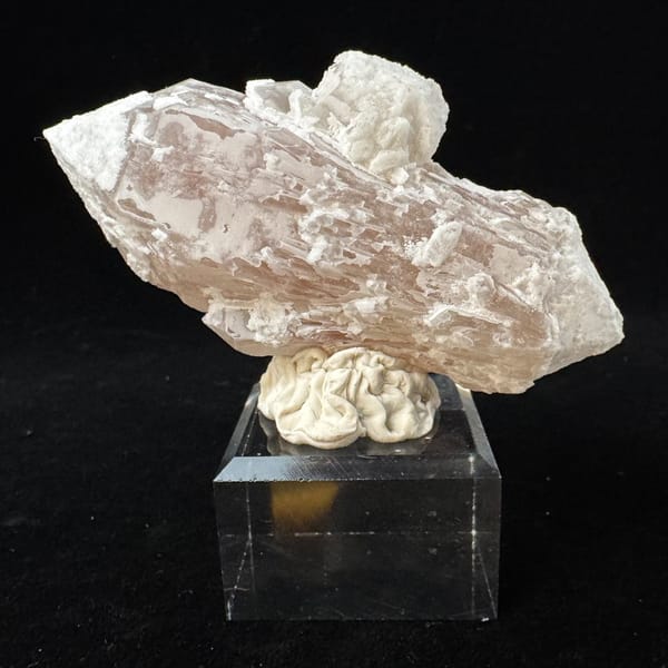 Pink Quartz with White Inclusions Inner Mongolia 7.0 cm — alternate view