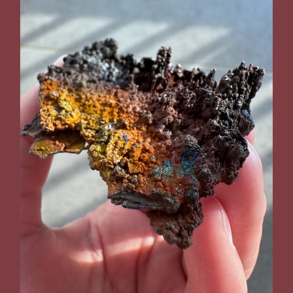 Iridescent Limonite Guizhou 6.0 cm — alternate view