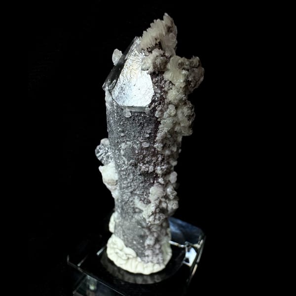 Quartz with White Calcite Inner Mongolia 7.0 cm — alternate view