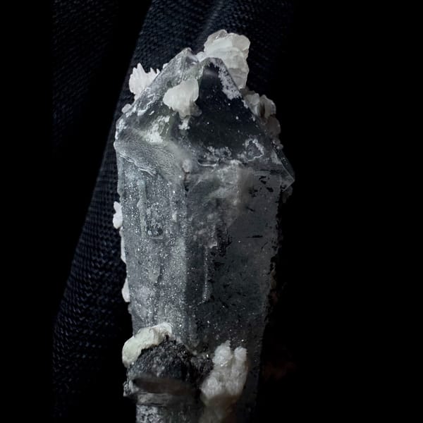 Quartz with White Calcite Inner Mongolia 7.0 cm — alternate view