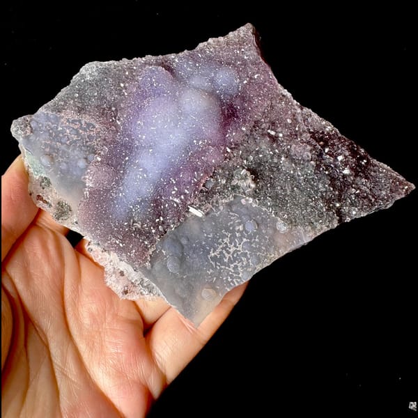 Purple Phantom Quartz Brazil 12.0 cm — detail view
