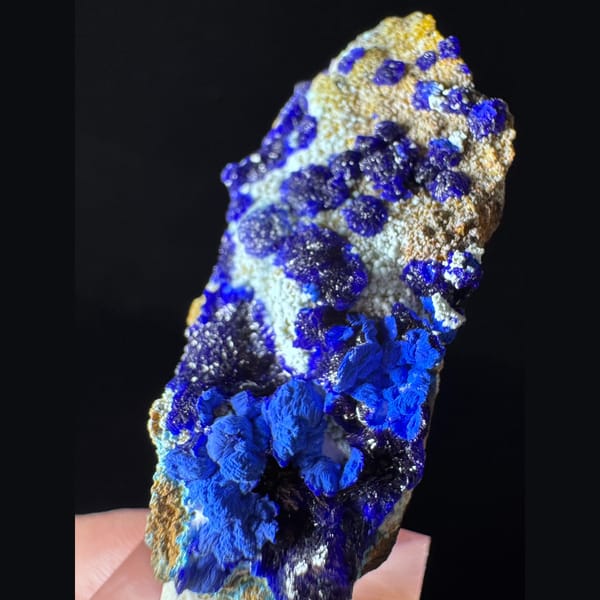 Azurite with Malachite Yunnan 4.0 cm — alternate view