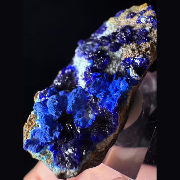 Azurite with Malachite Yunnan 4.0 cm — alternate view