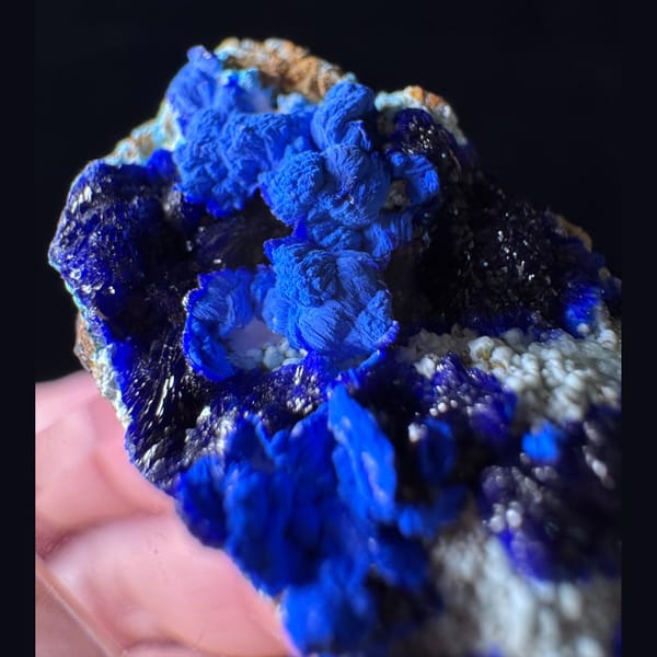 Azurite with Malachite Yunnan 4.0 cm — detail view