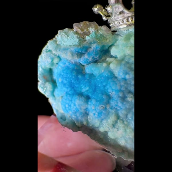 Blue Hemimorphite 5.0 cm — alternate view