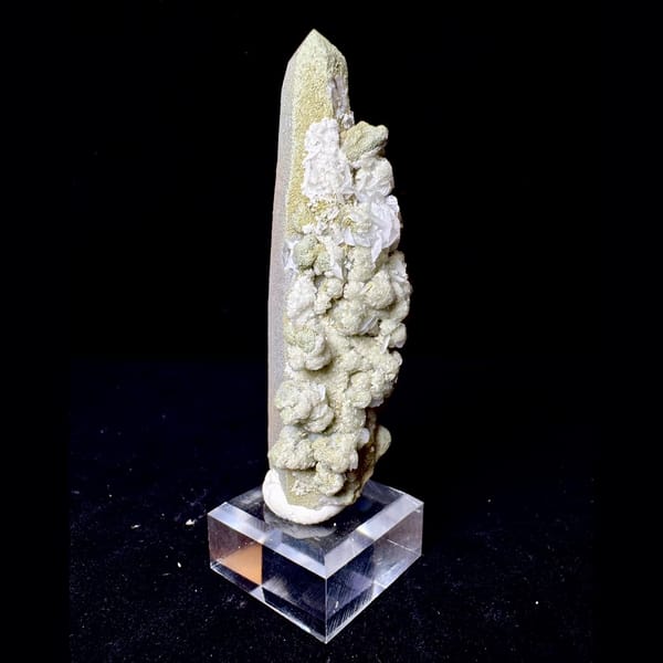 White Quartz with Calcite Inner Mongolia 8.0 cm — alternate view