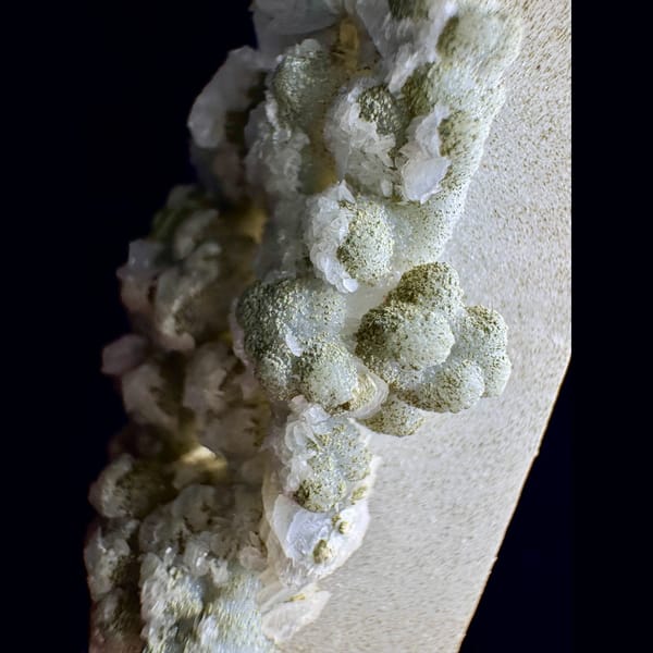 White Quartz with Calcite Inner Mongolia 8.0 cm — detail view