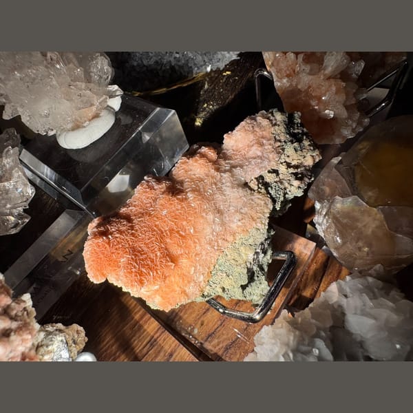 Red Lace Calcite Inner Mongolia 9.0 cm — complete view