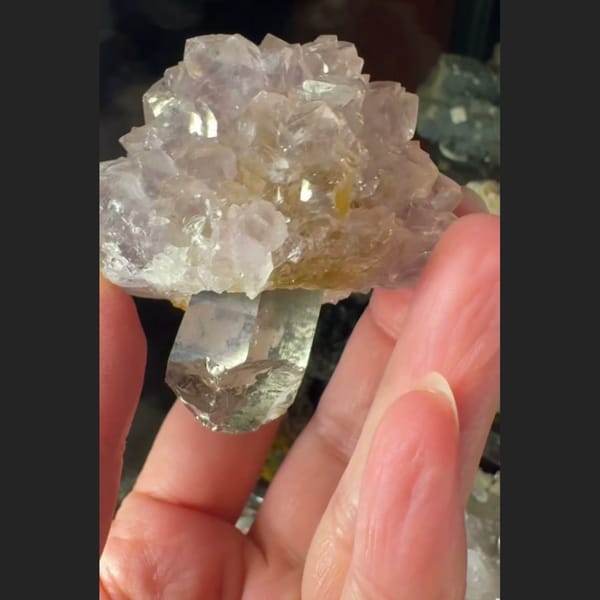 Cap Quartz Cluster Inner Mongolia 7.0 cm — alternate view