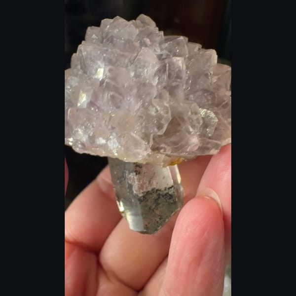 Cap Quartz Cluster Inner Mongolia 7.0 cm — detail view