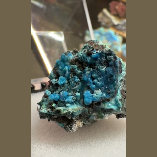 Blue-Green Gibbsite on Matrix 5.0 cm — alternate view
