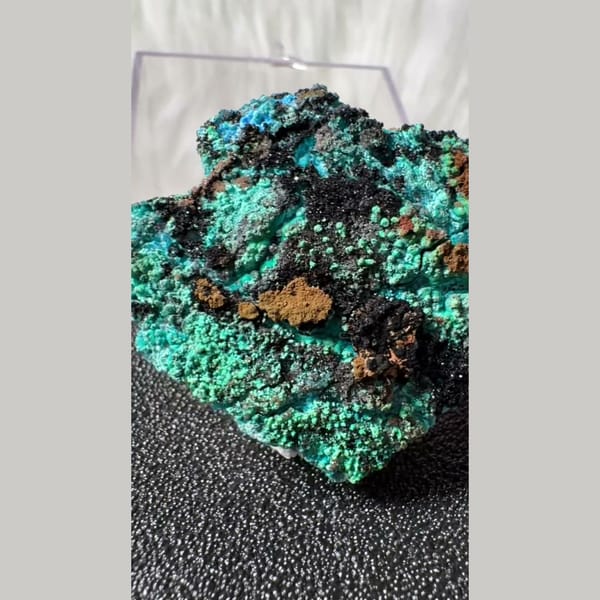 Blue-Green Gibbsite Plate 5.5 cm — alternate view