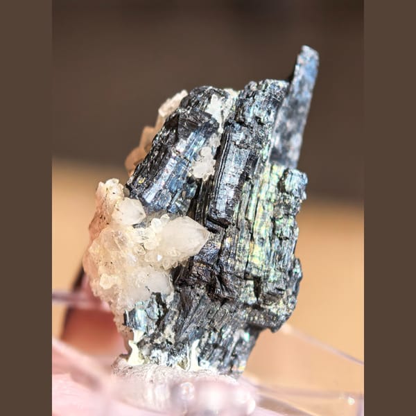 Galena with Fluorite and Quartz — Yaogangxian - detail view