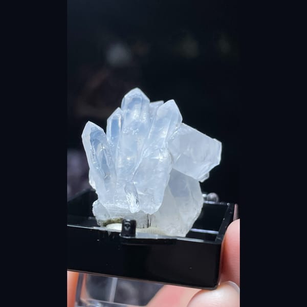 Frosted milky quartz cluster from Jinlong — complete view