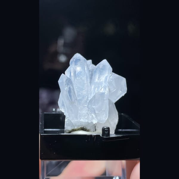 Frosted milky quartz cluster from Jinlong — alternate view