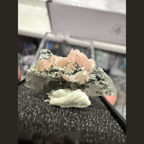 Pink Petal Rhodochrosite 3.0 cm — alternate view