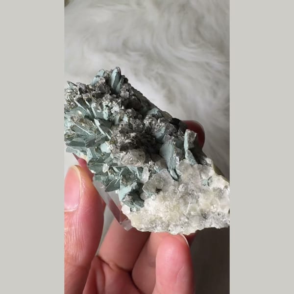 Green Feather Calcite Daye 5.5 cm — alternate view