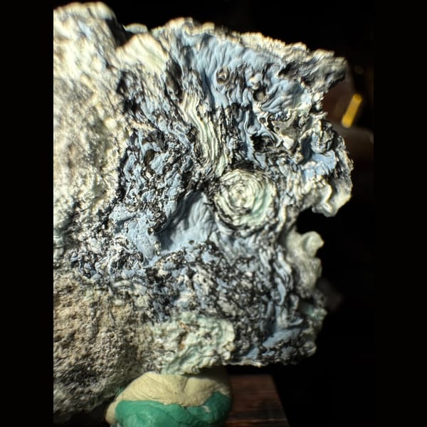 Blue-Green Garden Gypsum Guizhou 3.5 cm — detail view
