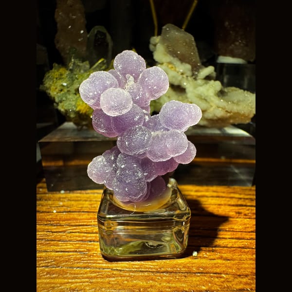 Purple Grape Agate 3.0 cm — complete view