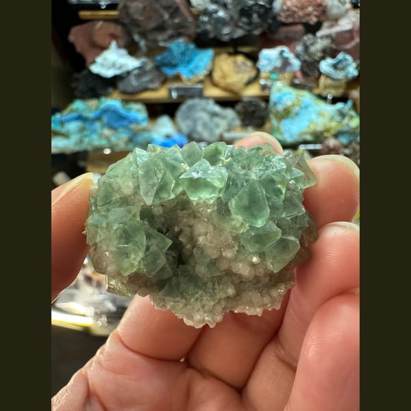 Green Fluorite Inner Mongolia 4.0 cm — alternate view
