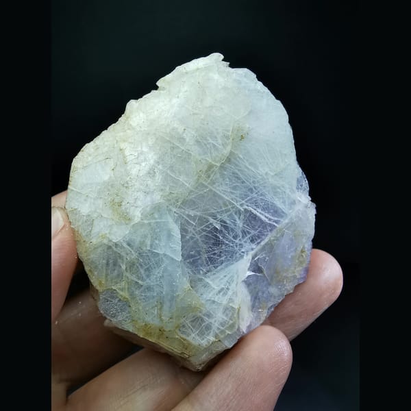 Amethyst geode wrapped in calcite — alternate view