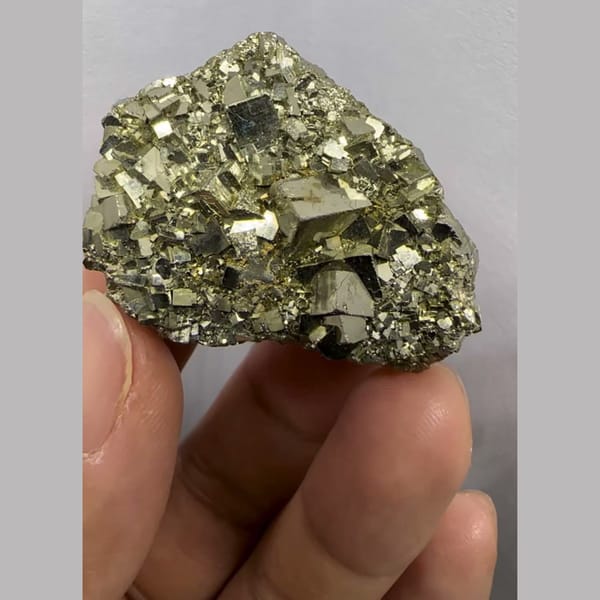 Pyrite Crystal Cluster Yaogangxian 3.8 cm — complete view