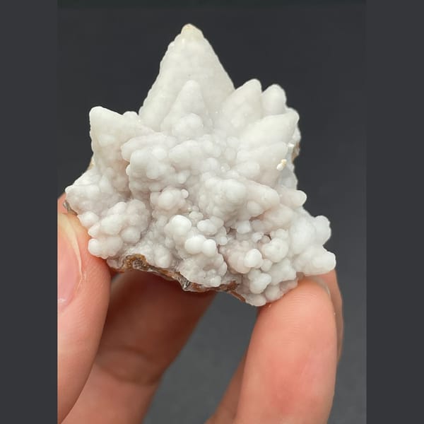 Chunky tan calcite cluster from Yunnan — complete view