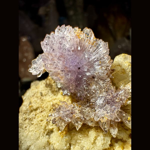 Lilac Creedite on Matrix 4.0 cm — alternate view