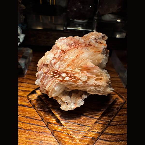Orange-Pink Petal Calcite Inner Mongolia 4.5 cm — alternate view