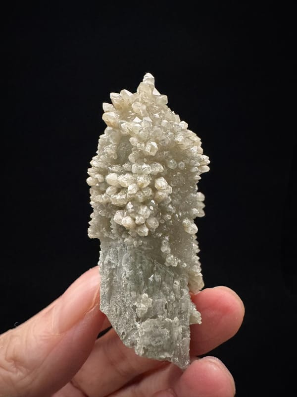 Secondary-Growth Quartz Crystal — Inner Mongolia — complete view 4 of the exact specimen