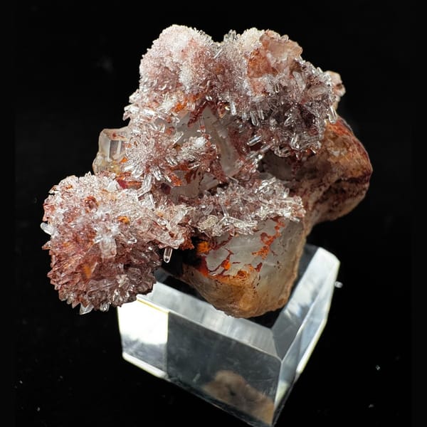 Creedite with Fluorite 5.0 cm — alternate view