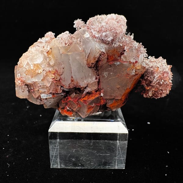 Creedite with Fluorite 5.0 cm — detail view