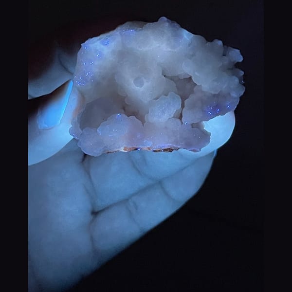 Tan calcite cluster from Yunnan — complete view