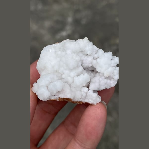 Tan calcite cluster from Yunnan — alternate view