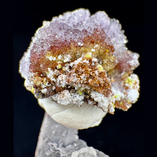 Purple, White and Red Creedite 5.0 cm — complete view
