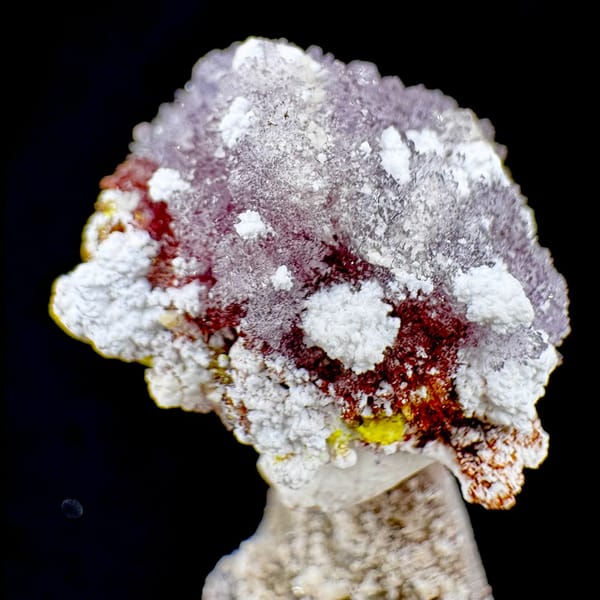 Purple, White and Red Creedite 5.0 cm — detail view