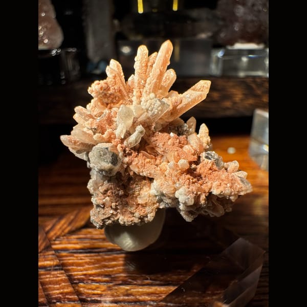 Small Quartz Cluster Inner Mongolia 2.0 cm — complete view