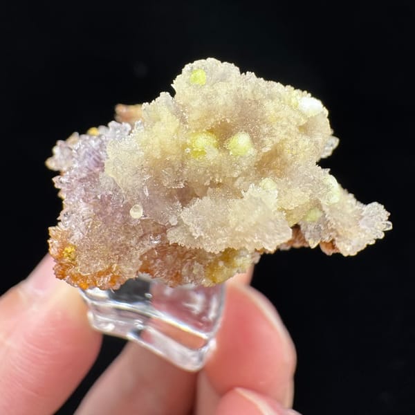 Creedite with Yellow-White Inclusions 3.3 cm — alternate view