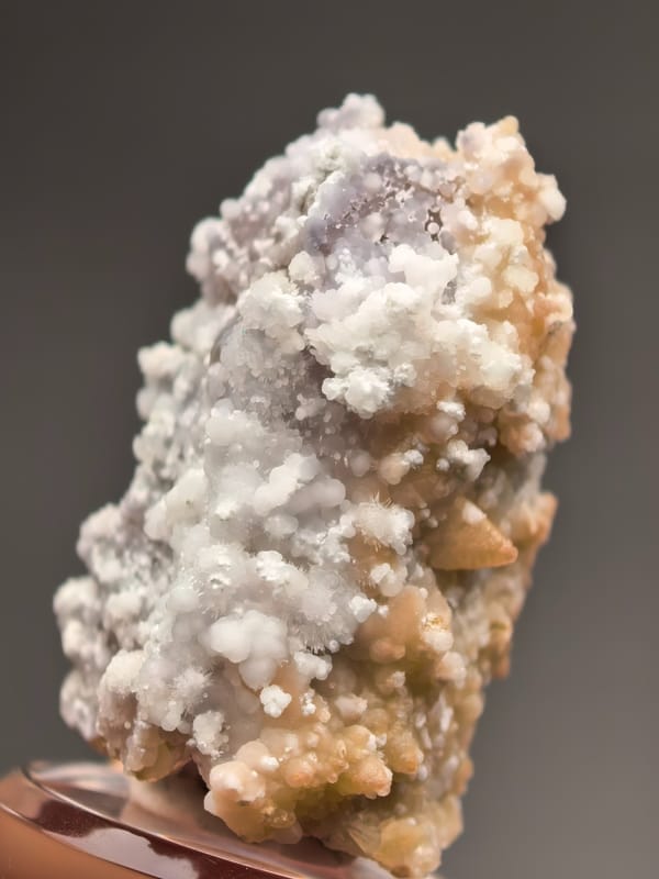 Snow Scene Fluorite with Calcite and Gypsum — Yunnan — individual mineral specimen view 2