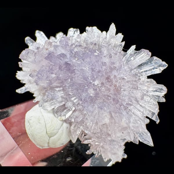 Radiating Purple and White Creedite 4.0 cm — alternate view