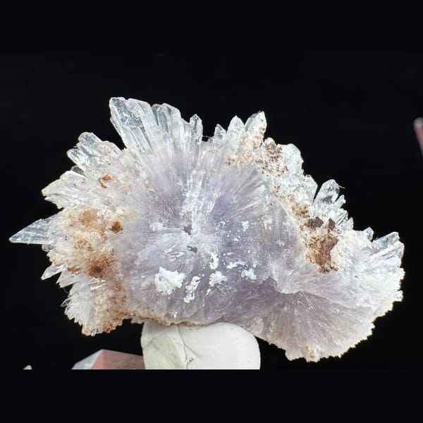 Radiating Purple and White Creedite 4.0 cm — detail view