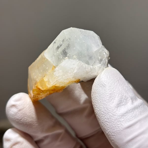 Petite Xuebaoding aquamarine A — alternate view